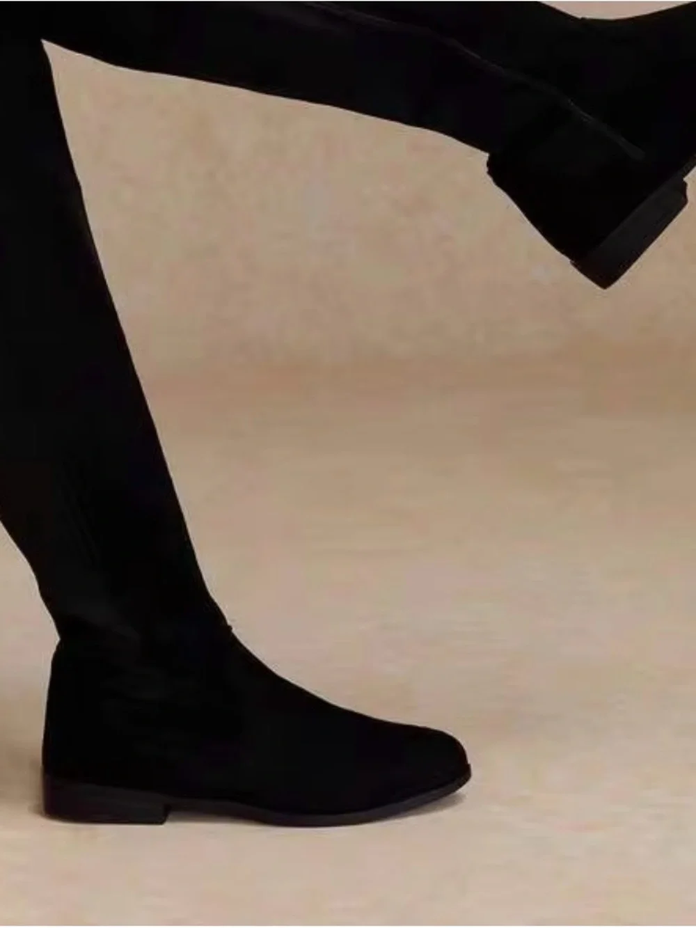 Women’s Over-the-Knee Black Suede Boots